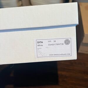 Grace Loves Lace Dita Shoes in White